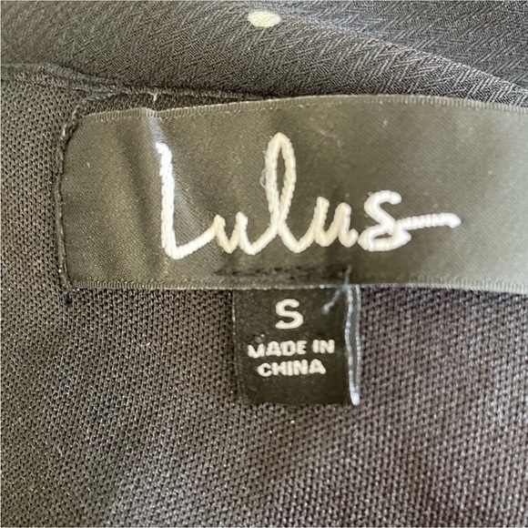 Lulus Dots Going On? Black Polka Dot Wrap Dress - Picture 9 of 9